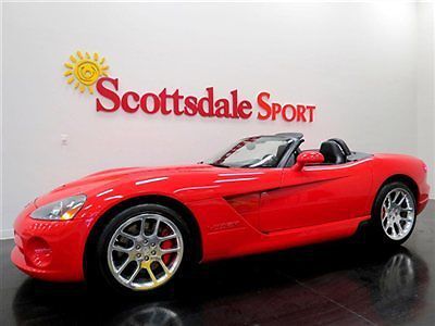 04 dodge viper srt-10 rdstr * only 12k miles * viper red * loaded * as new!!