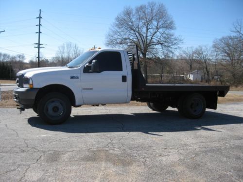 2003 ford f450 4x4 7.3 powerstroke diesel 6 speed manual  flatbed f350/f250