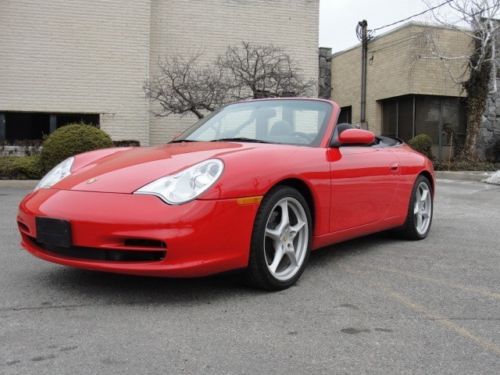 Beautiful 2002 porsche carrera cabriolet, only 8,956 miles, just serviced!