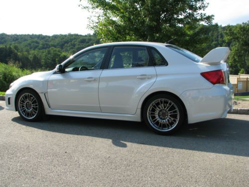 2011 subaru wrx sti satin white low mileage
