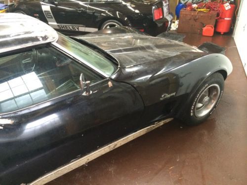 1973 CHEVY CORVETTE L-48 GARAGE STORED FOR 22 YEARS PROJECT CAR, image 9