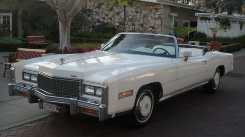 76 california cadillac eldorado conv. 1 of 1,000 fuel injected 500ci catillion w