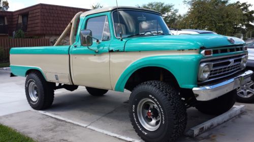 1966 ford f-100 (rare 4-wheel drive) 390cu v8 big block