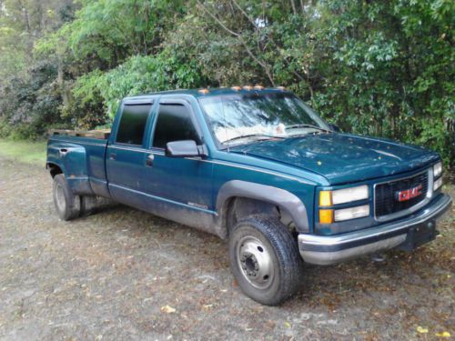 1997 gmc sierra crew cab slt 4x4 drw 7.4l v8