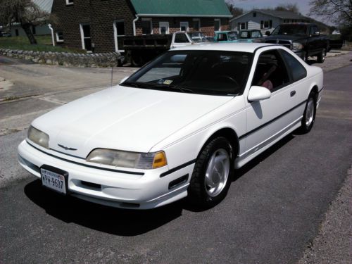 1990 ford thunderbird sc suercoupe 3.8 auto 74k actual miles new tires unaltered