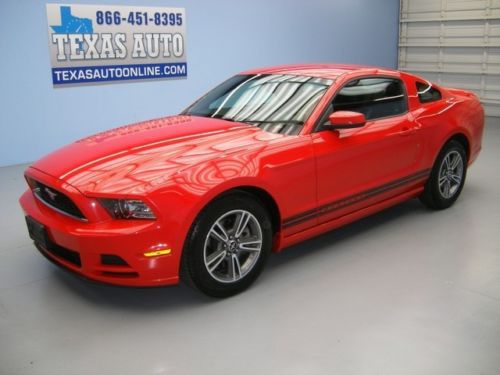 We finance!!!  2013 ford mustang premium leather sync bluetooth cd texas auto