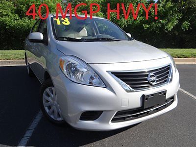 Nissan versa 4dr sdn 1.6sv cvt low miles sedan cvt gasoline 1.6l 4 cyl engine br