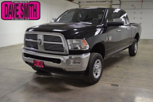 11 ram 3500 laramie 4x4 mega cab diesel leather ac seats sunroof short box auto