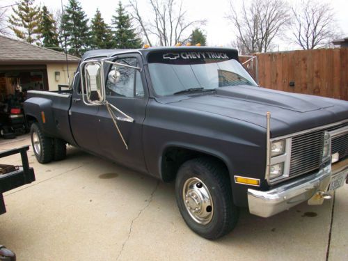 1987 chevy 3500 crew cab dually one ton no reserve