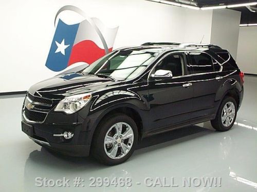 2010 chevy equinox ltz sunroof nav dvd rear cam 78k mi texas direct auto