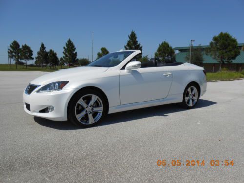 2012 lexus is 250c hardtop convertible automatic, navigation, memory heated &amp; co