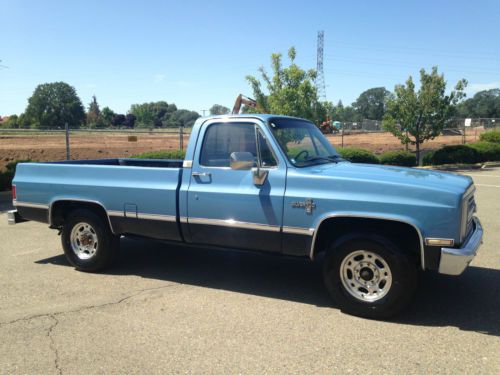 1987 chevy 3/4 ton 454 v8 rust free ca truck low miles
