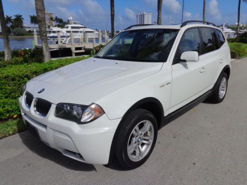 Florida 06 x3 all wheel drive panorama sunroof 61k clean carfax no reserve !!