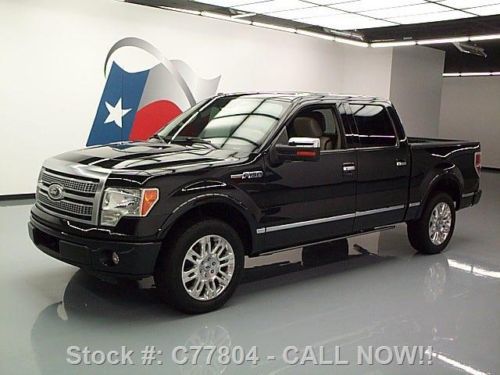 2010 ford f150 platinum crew sunroof nav 20&#034; wheels 46k texas direct auto