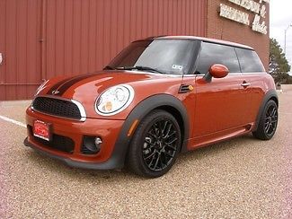 2013 orange mini cooper john cooper works, 14,000 miles, clean carfax, texas!