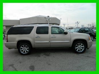 2008 gmc yukon xl 1500 denali awd 1 owner! navigation! power running boards!