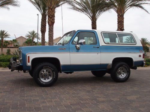 1976 chevrolet k5 blazer / gmc jimmy 4x4 mint condition no reserve!