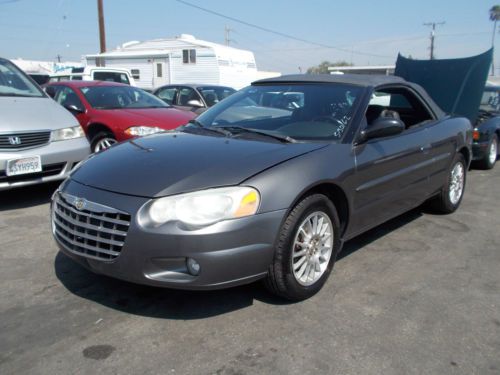 2005 chrysler sebring no reserve