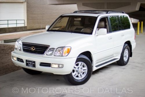 1999 lexus lx 470 sunroof woodtrim heated seats rear ac homelink