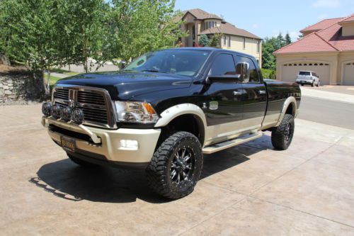 2012 ram 3500 laramie longhorn long bed diesel original owner ( no reserve)