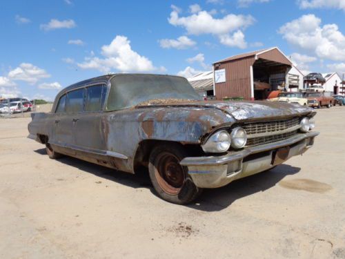 1962 cadillac 60 series limousine, factory gm complete parts car