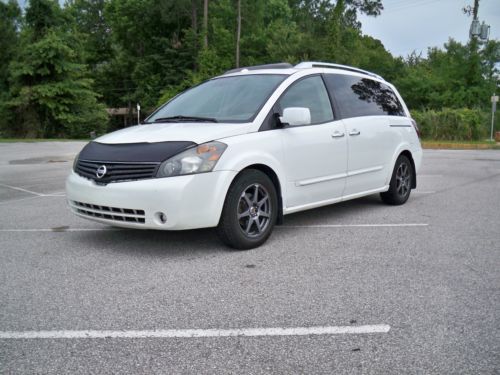 2007 nissan quest se,v6,leather,nav,pano sunroof,rear dvd,loaded,last bid wins
