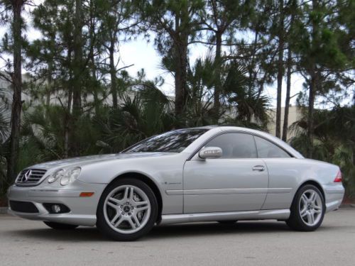 2005 mercedes cl55 amg no reserve $122k msrp! one owner! florida 493 hp monster!