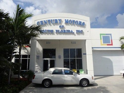 2004 caddy sedan deville 4.6l v8 auto 1 owner low mileage clean carfax leather