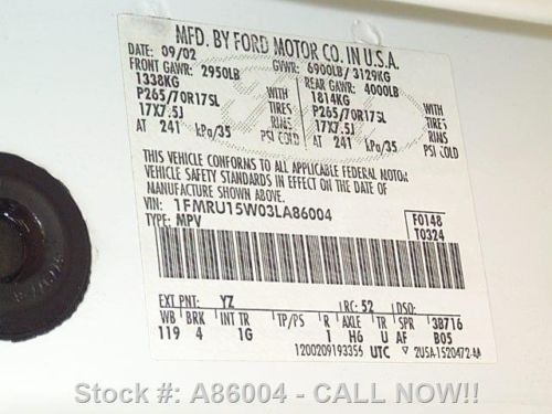2003 FORD EXPEDITION V8 8PASS LEATHER ROOF RACK 85K MI TEXAS DIRECT AUTO, US $8,980.00, image 11