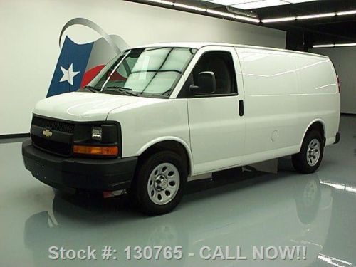 2013 chevy express 1500 cargo van partition a/c 11k mi texas direct auto