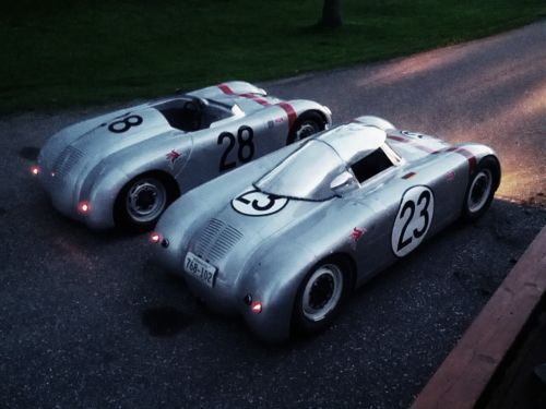 Porsche vw 550 spyder  glockler inspired historic aluminum sports racer vintage