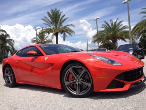 F12 berlinetta 1 fl owner carbon fiber rosso scuderia red