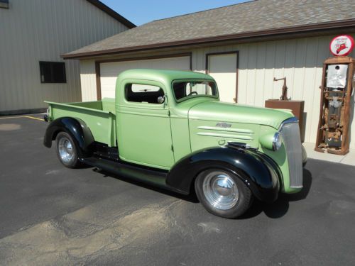 1937 chevy chevrolet hot rod pick-up fresh build and very cool