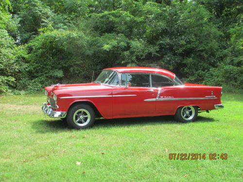 1955 Chevrolet Bel Air " No Post " Hard top Coupe Beautiful, image 2