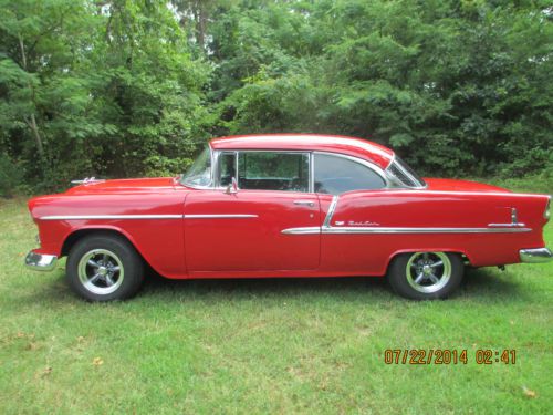 1955 Chevrolet Bel Air " No Post " Hard top Coupe Beautiful, image 9