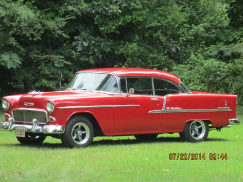 1955 Chevrolet Bel Air " No Post " Hard top Coupe Beautiful, image 21