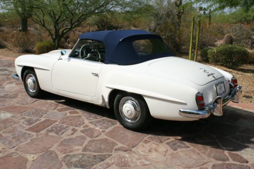 1961 Mercedes 190 SL  Same owner last 32 years soft and hard tops!, image 2