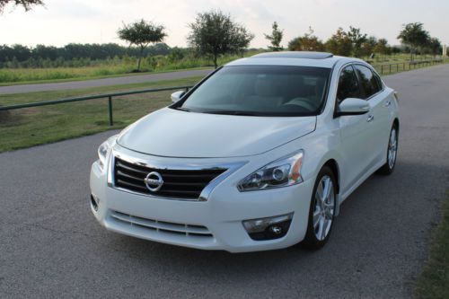 2013 nissan altima 3.5 sv 6k mi sunroof alloys navi rear  cam - free shipping