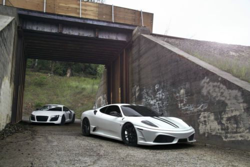 2008 white ferrari f430 scuderia 430 - lots of custom work. stereo, paint