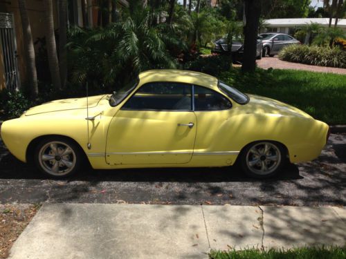 1963 karmann ghia. 2275 with 44 webers. freeway flyer trans.
