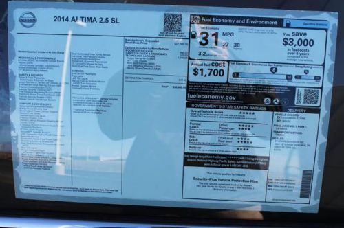 2014 Nissan Altima 2.5 SL, US $26,748.00, image 2