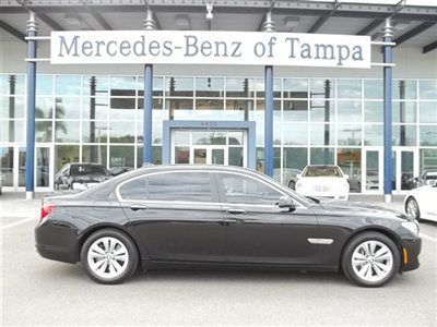 2012 bmw 740li low miles fla fresh trade one owner clean car fax full serviced