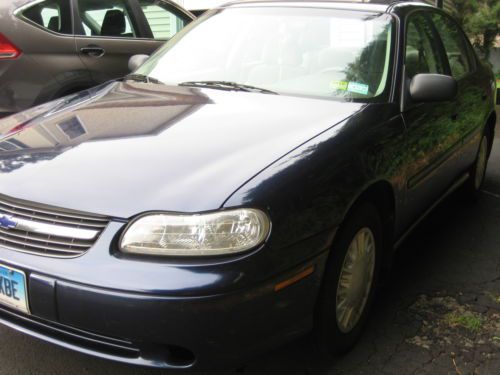 2000 chevrolet malibu base sedan  blue 4-door 3.1l 64,500 mileage