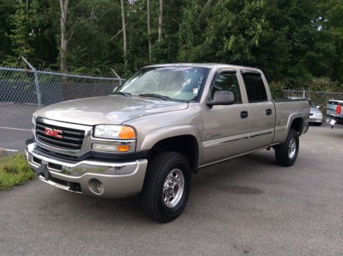 2003 gmc sierra 2500 hd sle crew cab pickup 4-door 6.6l duramax diesel