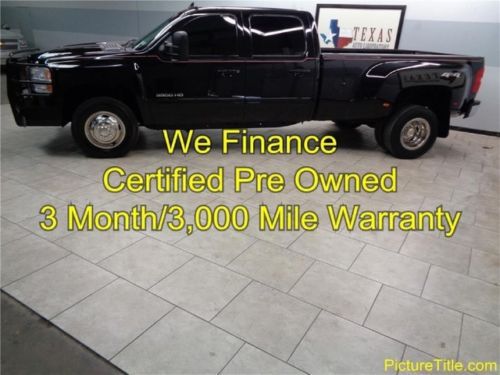 10 chevy 3500 ltz 4x4 dually leather gps navi certified warranty wefinance texas