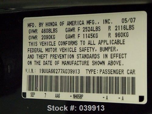 2007 ACURA TL HEATED LEATHER SUNROOF NAV REARVIEW CAM  TEXAS DIRECT AUTO, US $16,980.00, image 22