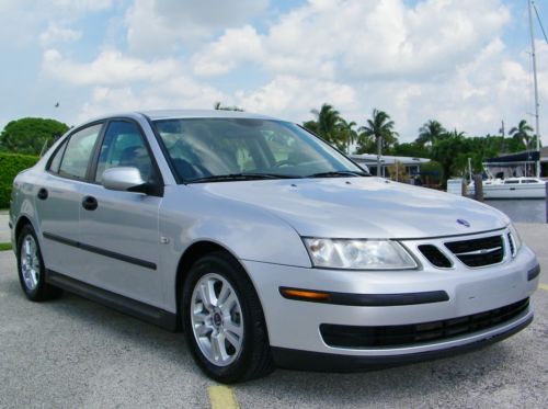 Low miles!! 1 owner, clean hist!! saab 9-3 linear!! lthr!! snrf!! south fl car!!