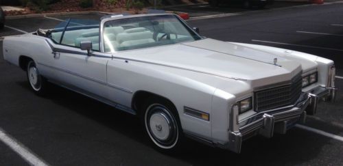 Cadillac eldorado convertible 1975 *fully restored*  low reserve. shipping incl.