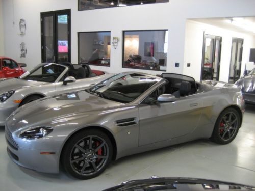 2008 aston martin vantage convertible in skye silver