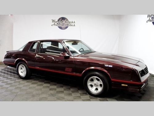 1987 chevrolet monte carlo ss aero automatic 2-door coupe